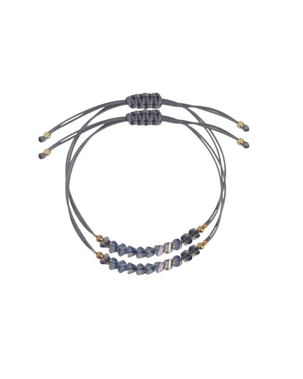 NEW COCO + CARMEN women's wear and share faith bracelet set in navy